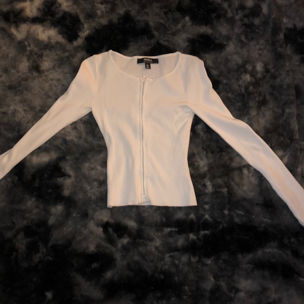 Zipped up shirt